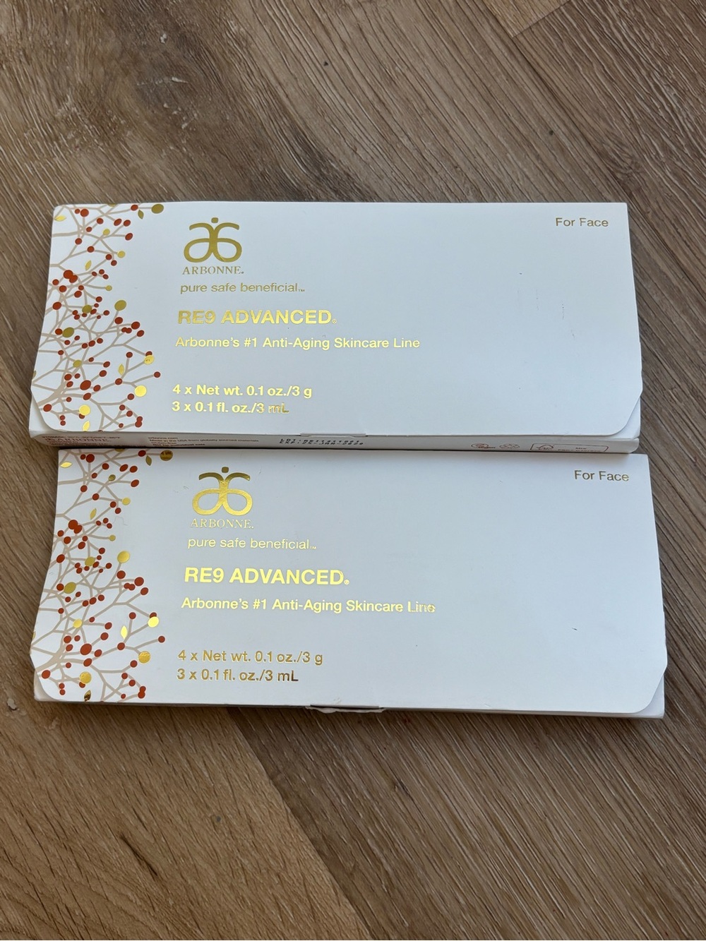 Arbonne RE9 Advanced Anti-Aging Skincare Set Bundle New